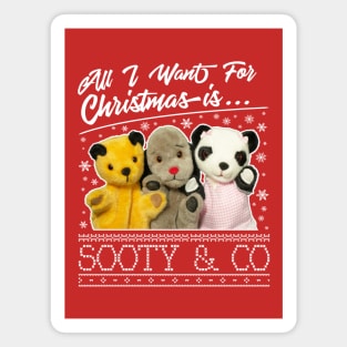 Sooty Christmas All I Want For Christmas Is Sooty And Co Magnet